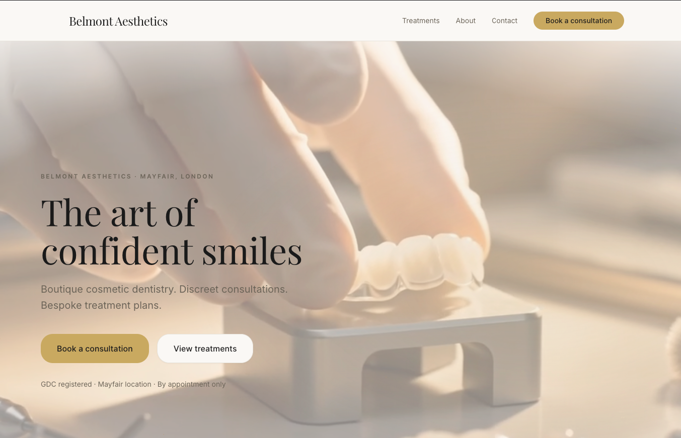 Dental Clinic Website